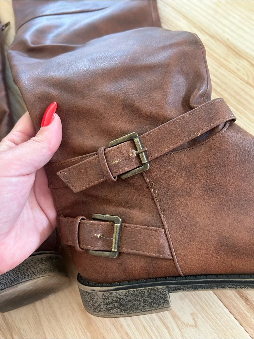 GUC women’s brown over the knee boots